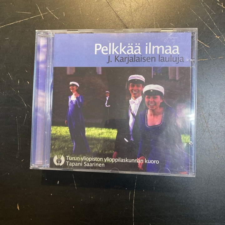 Turun Yliopiston Ylioppilaskunnan Kuoro - Pelkkää ilmaa (J. Karjalaisen lauluja) CD (VG+/VG+) -kuoromusiikki-